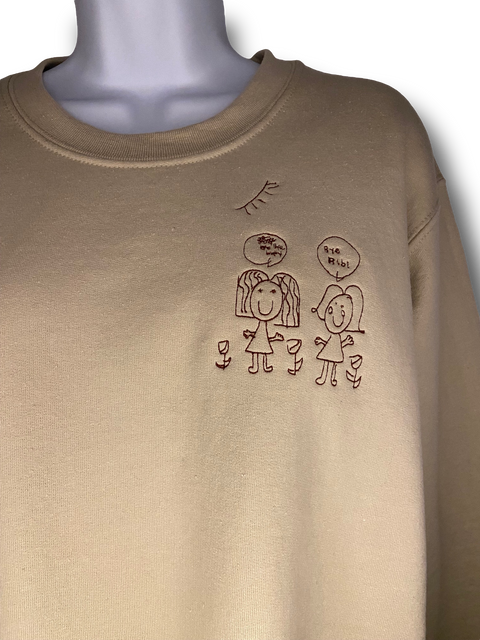 Custom Doodle Art Sweatshirt